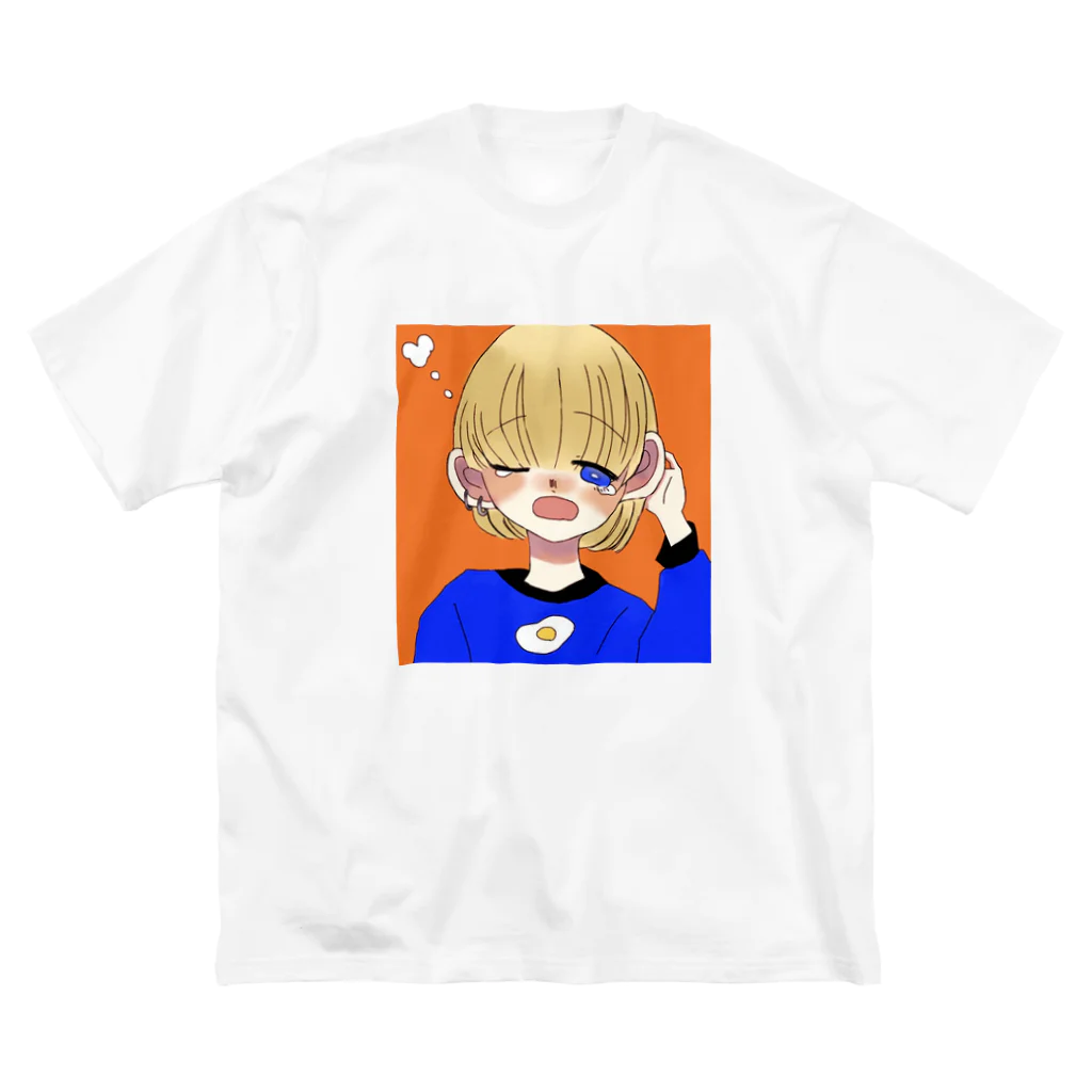 めるのいらすとのねむそうなこ。 Big T-Shirt