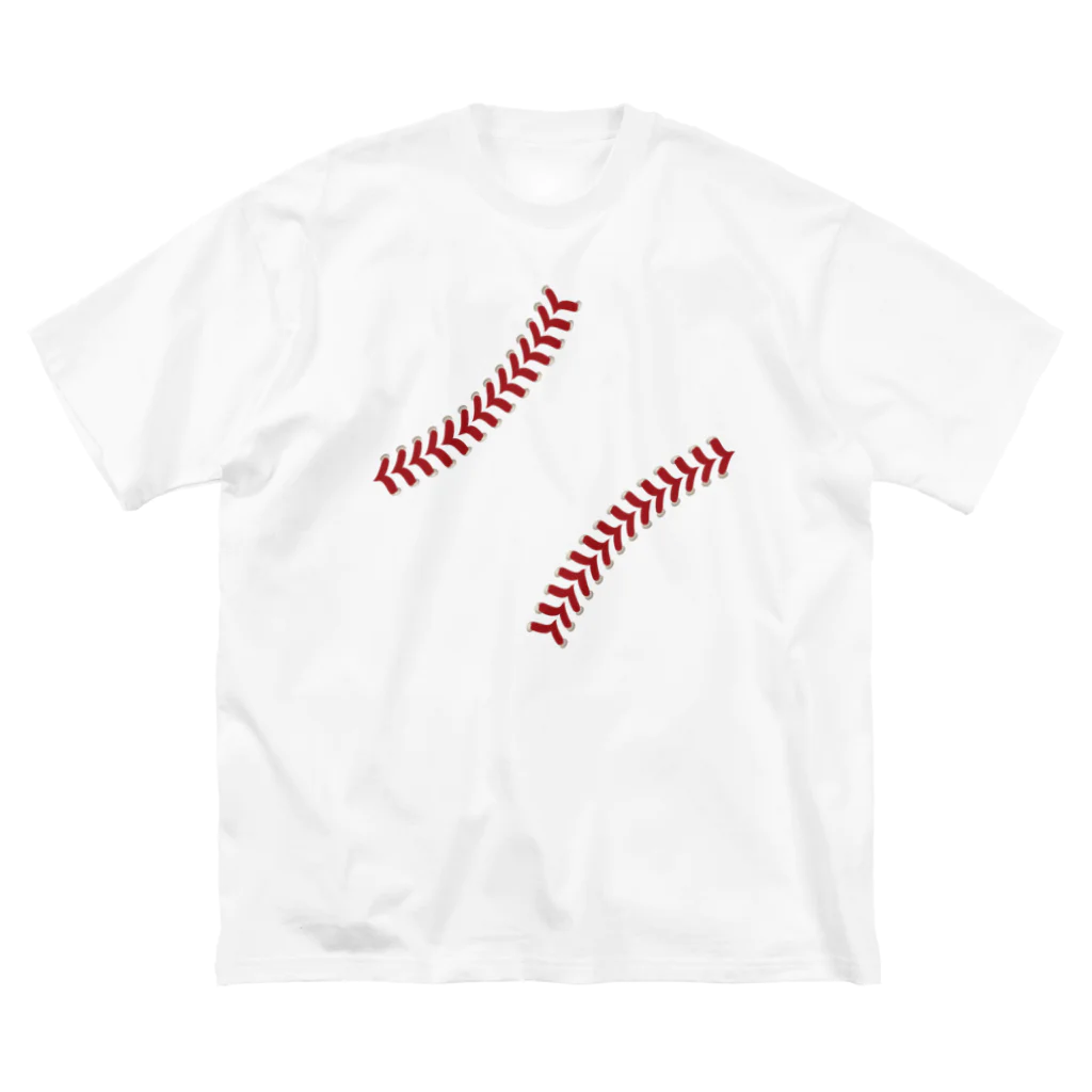 Baseball Buffのベースボールシーム ビッグシルエットTシャツ