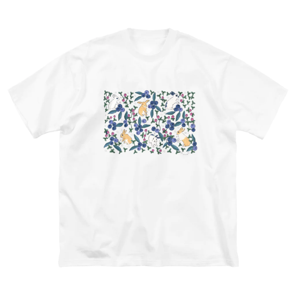 SCHINAKO'Sのぶるぶるブルーベリー ビッグシルエットTシャツ