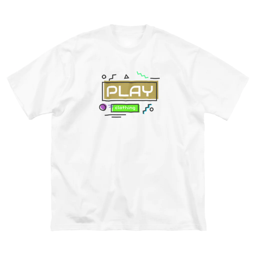 PLAY clothingのRETRO　LOGO　B ビッグシルエットTシャツ