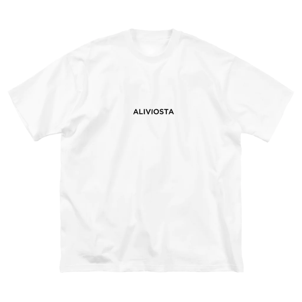 AliviostaのALIVIOSTA Logo (Le plus simple) ビッグシルエットTシャツ