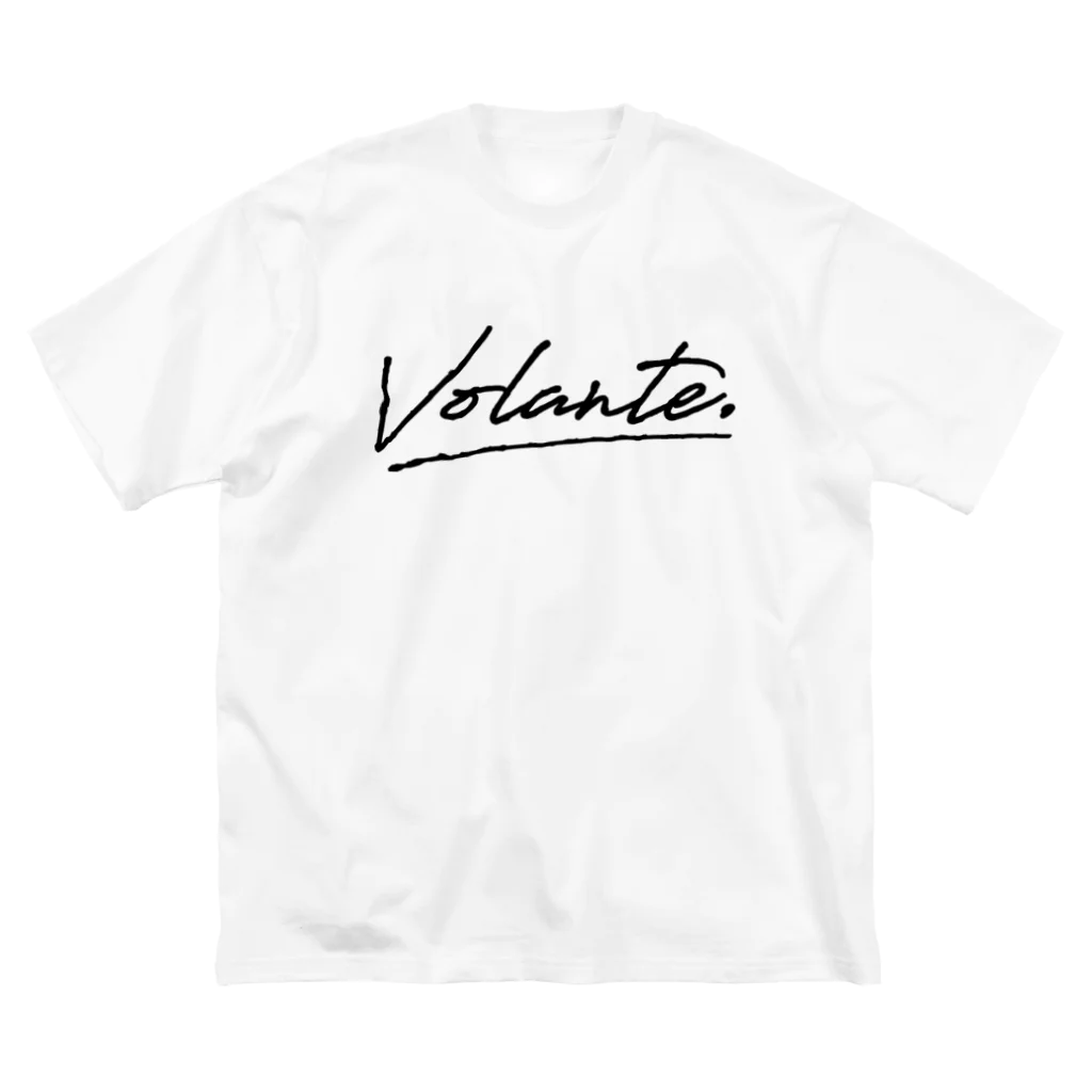 Volante., Inc.のボランチロゴ（ブラック） ビッグシルエットTシャツ