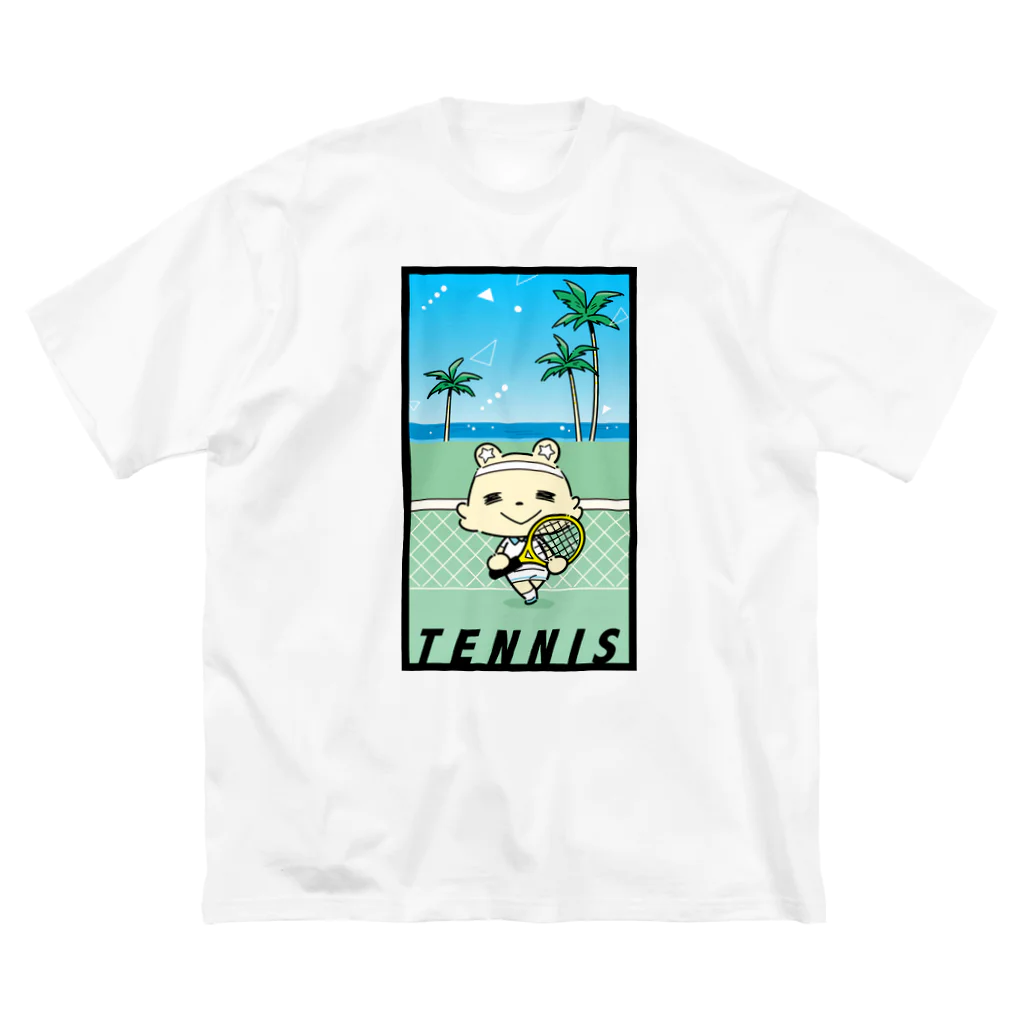 REOspikeeのGENJI TENNIS ビッグシルエットTシャツ