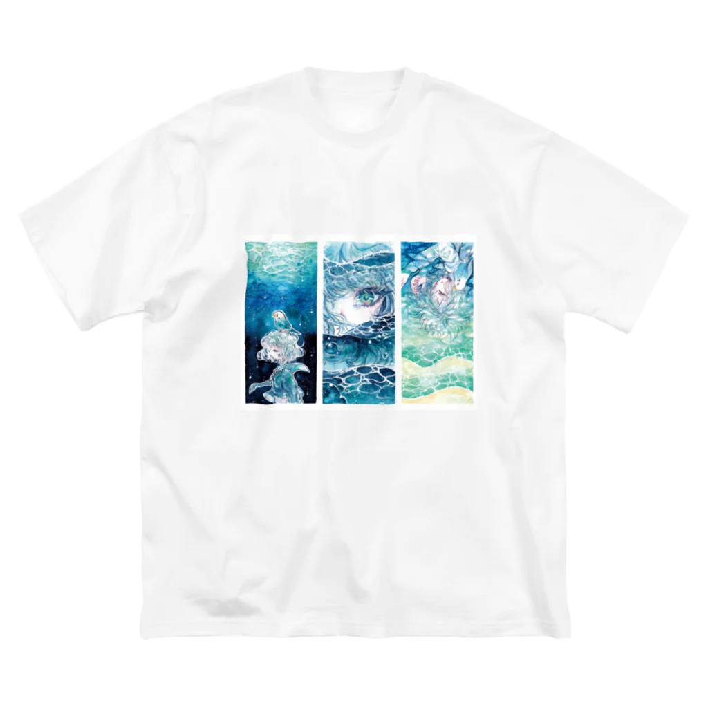 はなのすみれの海と少女シリーズ Big T-Shirt