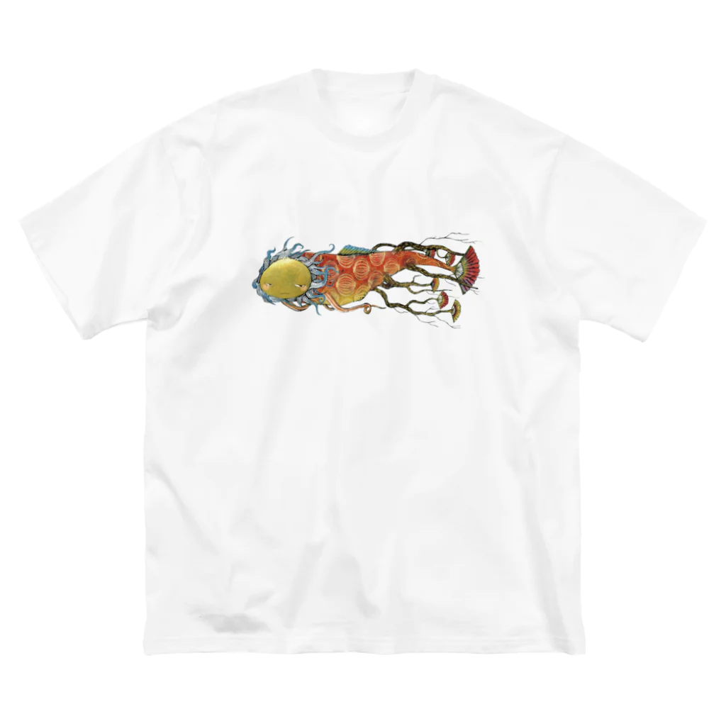 スーパーファンタジー絵描き　松野和貴の根魚 ビッグシルエットTシャツ