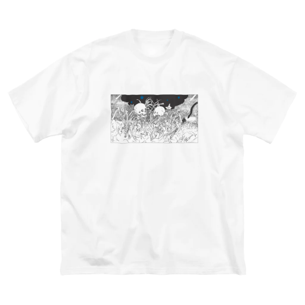 KENICHI NAGAI -SUZURI shop-の折々の夢 ビッグシルエットTシャツ