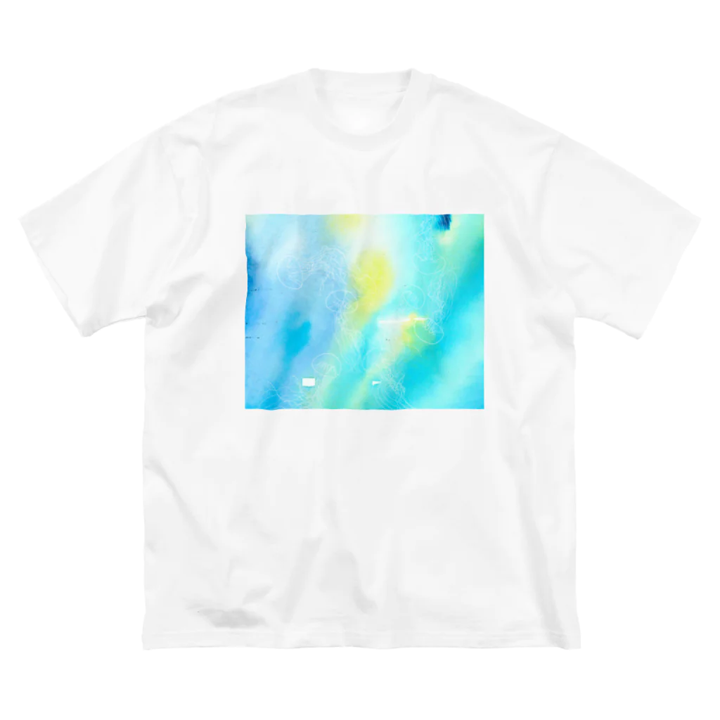 あとりえくらげのギヤマンハナクラゲ＊white Big T-Shirt