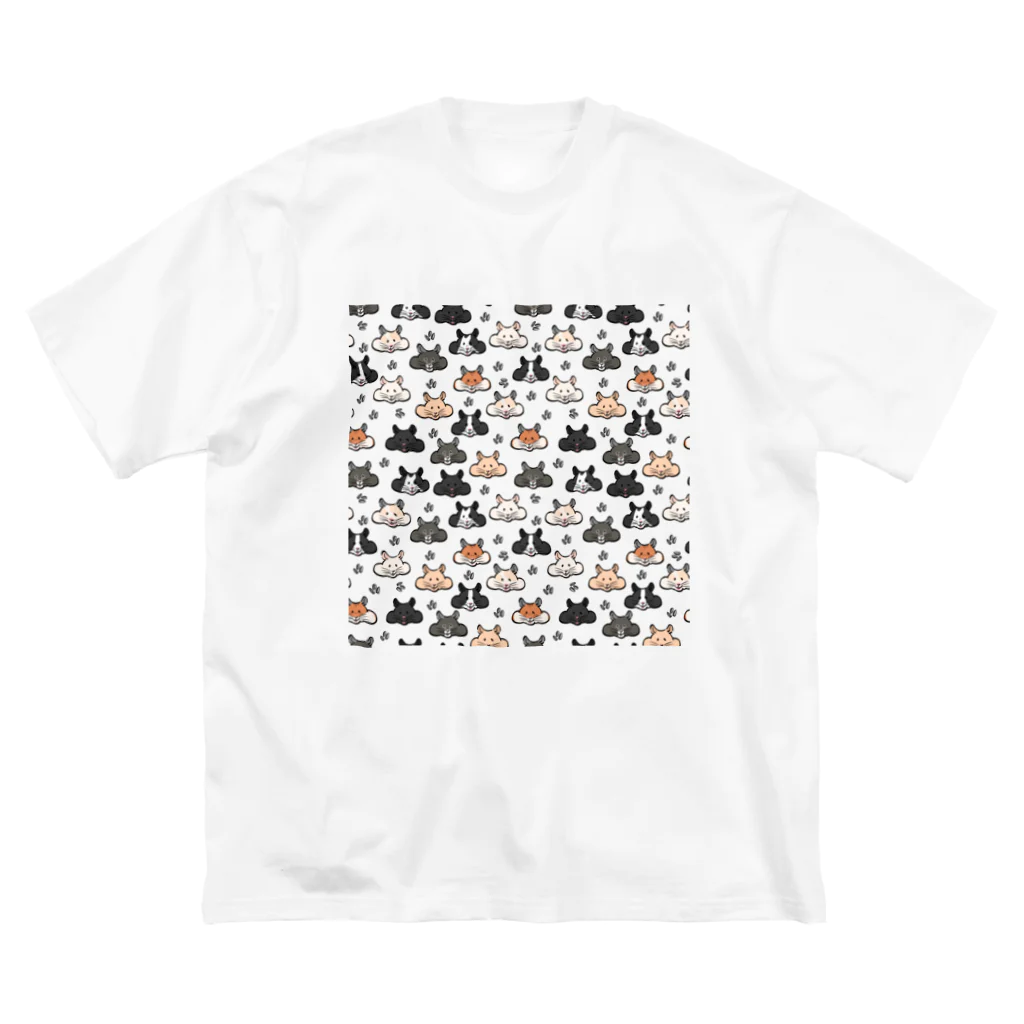 どんすけのはむちゃん ビッグシルエットTシャツ