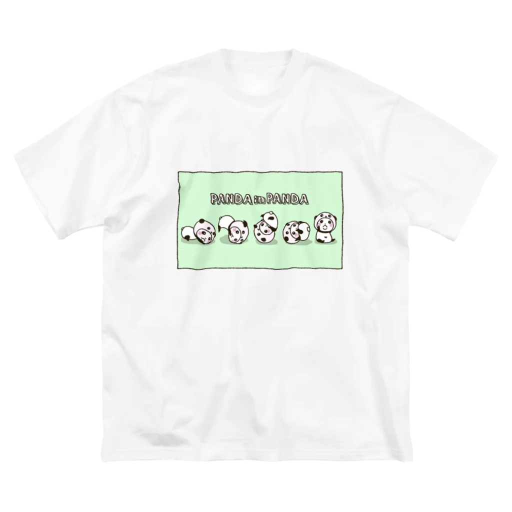 スパイシー千鶴のパンダinぱんだ(でんぐり返り) Big T-Shirt