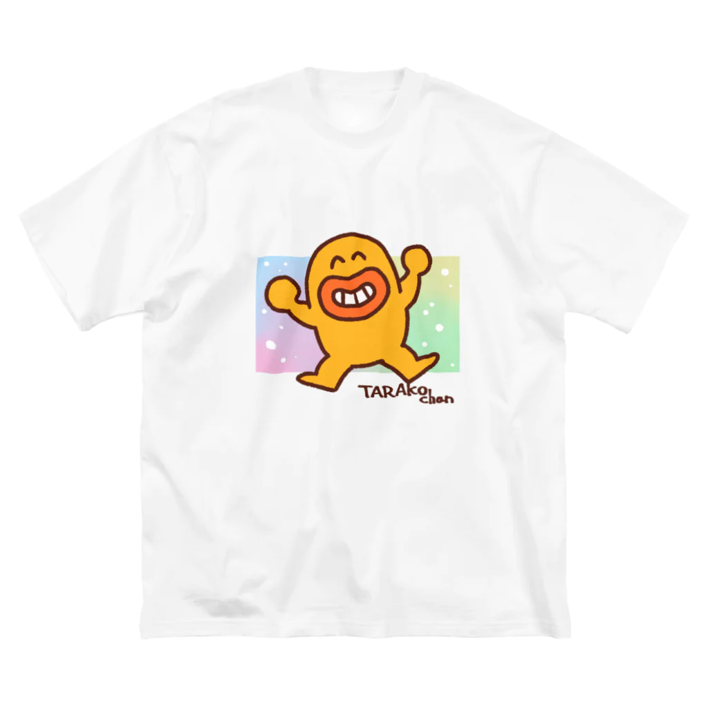 たらこくちびる屋の優しさあふれるたらこちゃん ビッグシルエットTシャツ