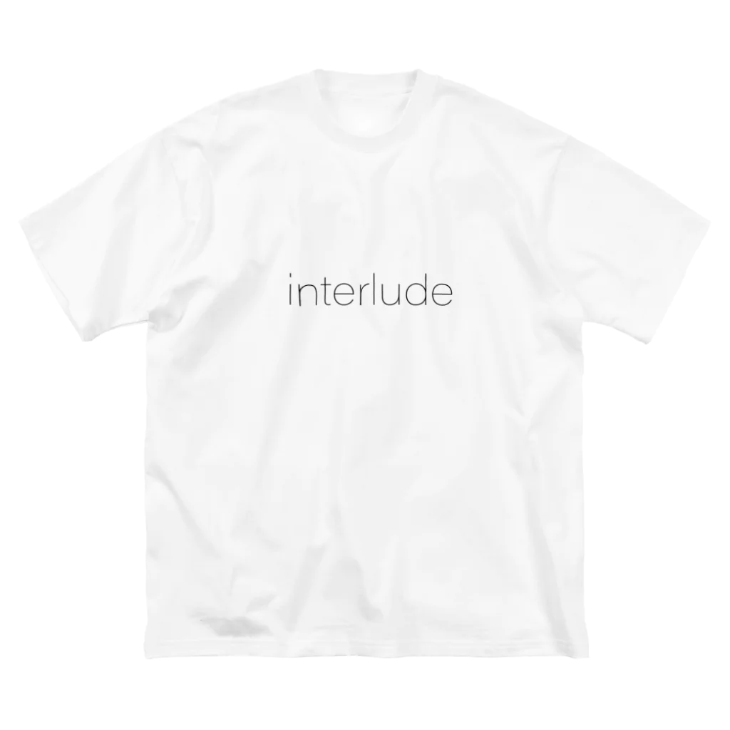 interludeのinterlude LOGO Big T-Shirt