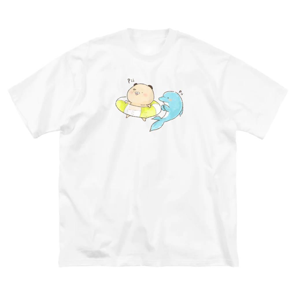 はむ汰の落書き Official Storeのゆずひこ　Pii ビッグシルエットTシャツ