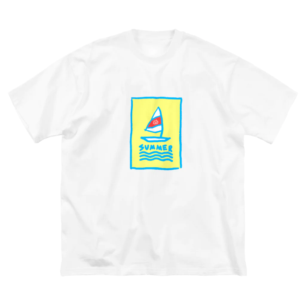 にゃっく -NecoKnickKnack-のにゃっくヨット ビッグシルエットTシャツ