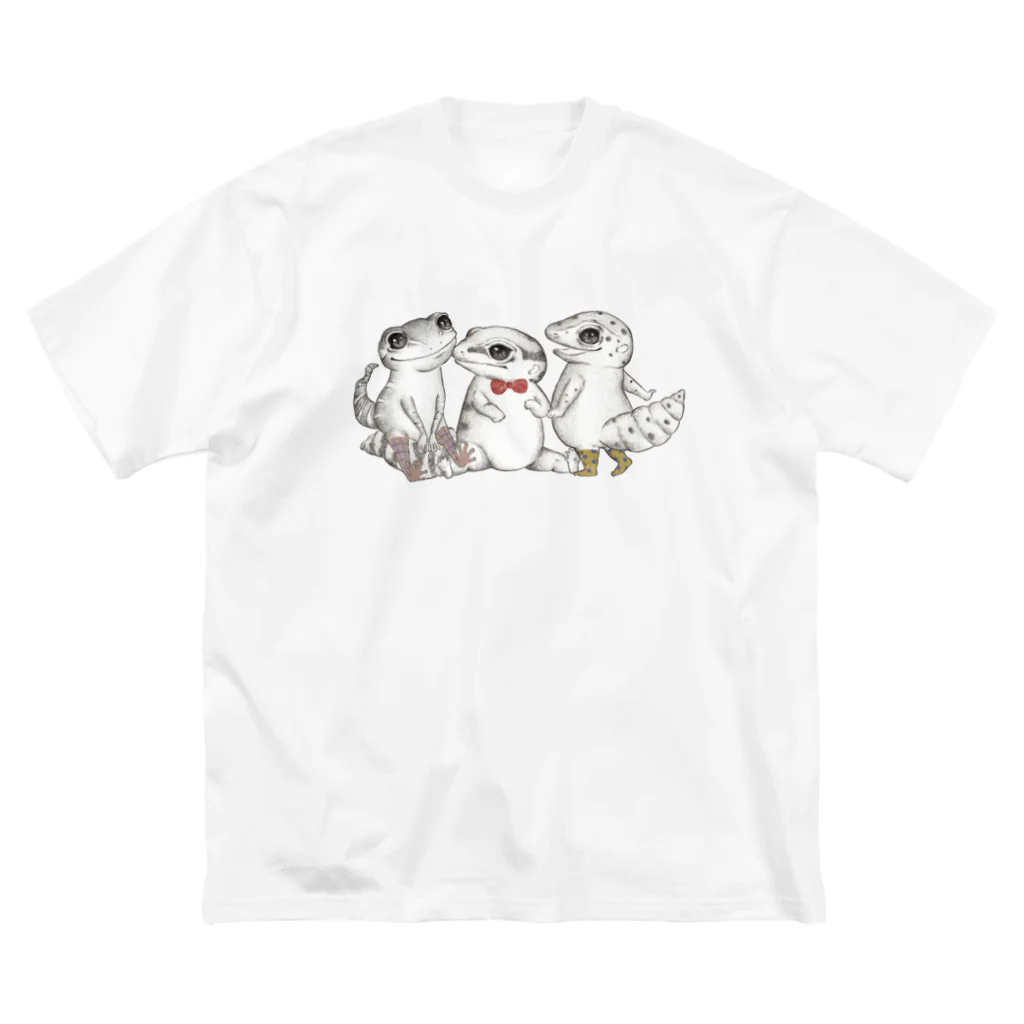 MIKAERUのReptiles MIKAERU  ビッグシルエットTシャツ