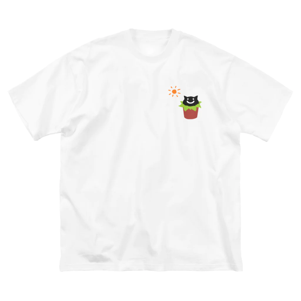 ぴざきゃっとのうえきねこ Big T-Shirt