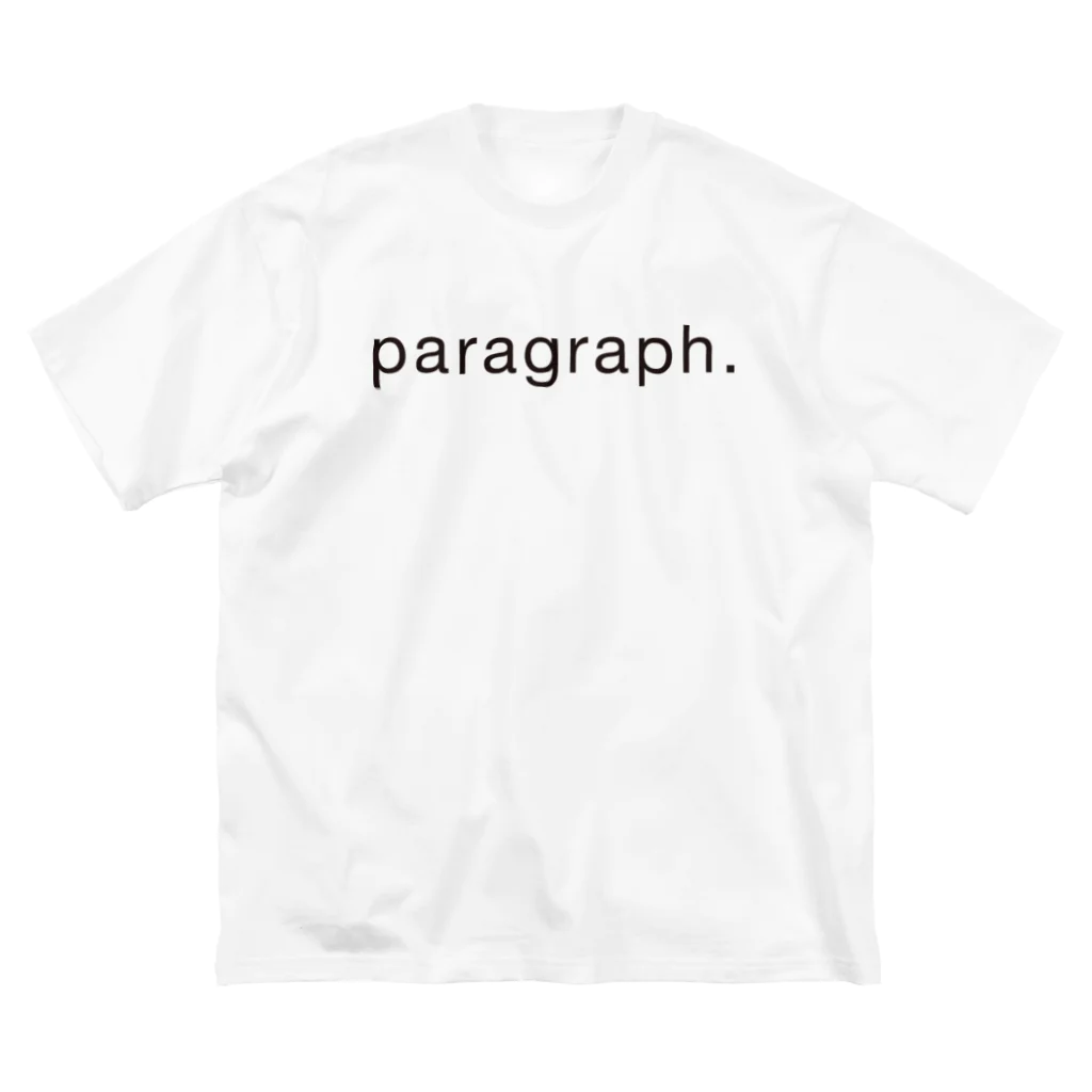 paragraphのparagraph Big T-Shirt