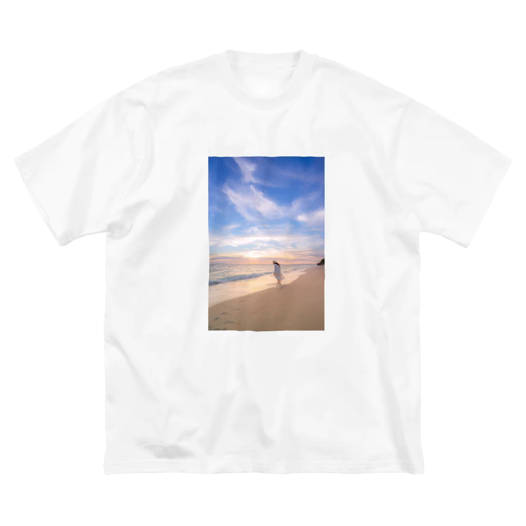 思いつきデザインfrom与論島のsunset～KENちゃんの写真フォルダ～ Big T-Shirt