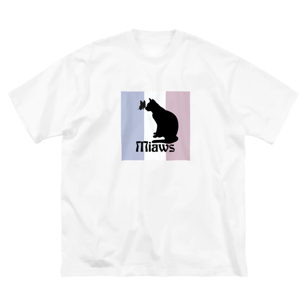 Miaws ShopのMiaws Rogo ビッグシルエットTシャツ