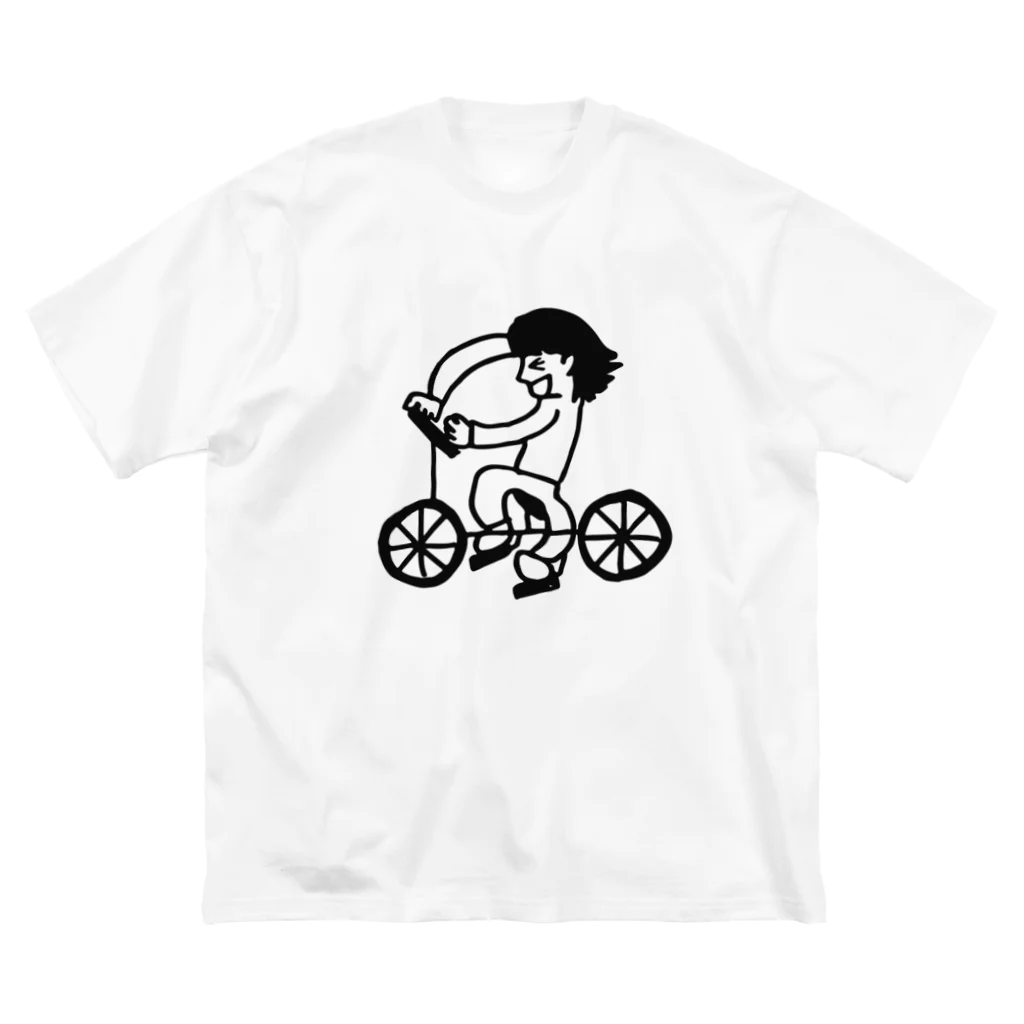 bozi.のサイクリング ビッグシルエットTシャツ