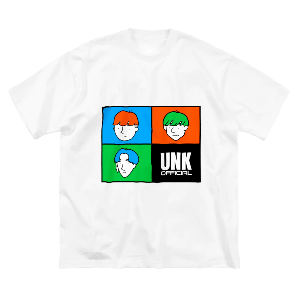 UNK.officialの四分の三 Big T-Shirt