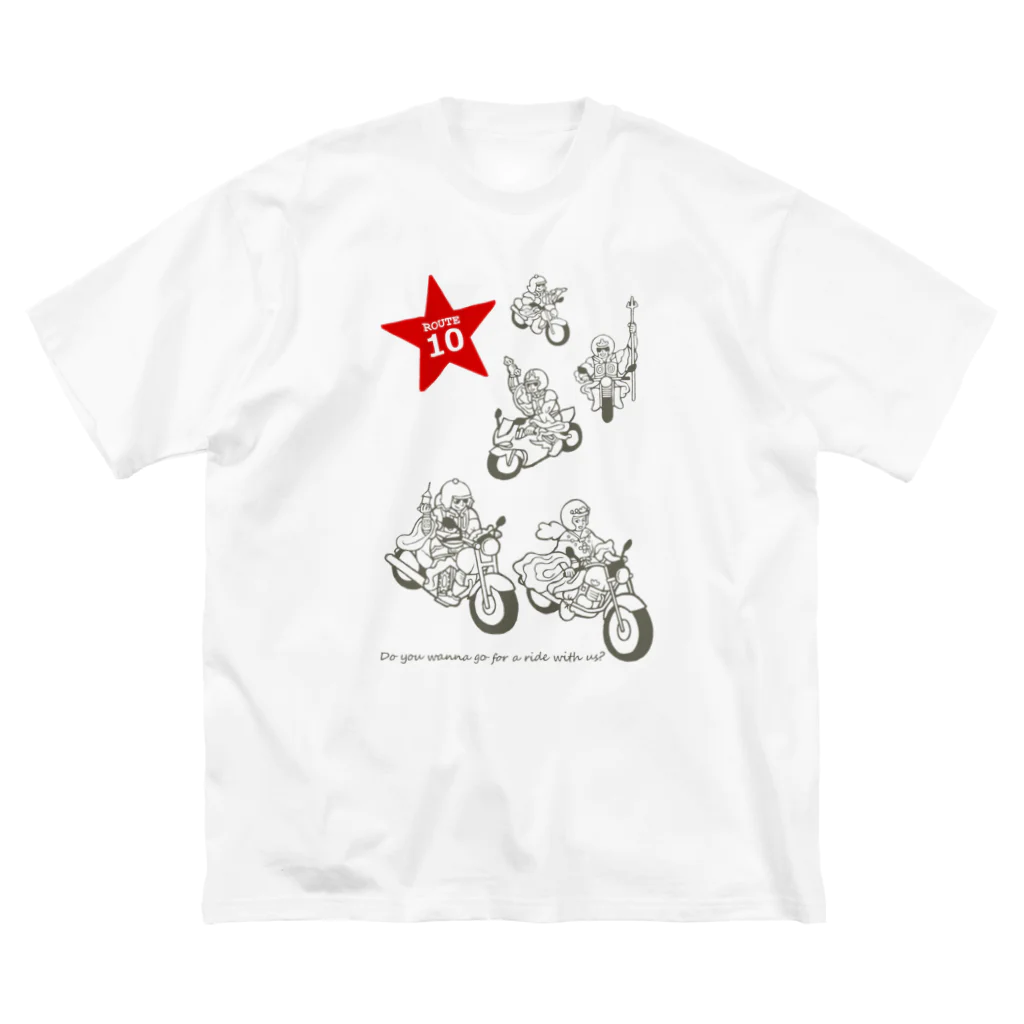 Bo tree teeのLaLaLa RIDE ビッグシルエットTシャツ