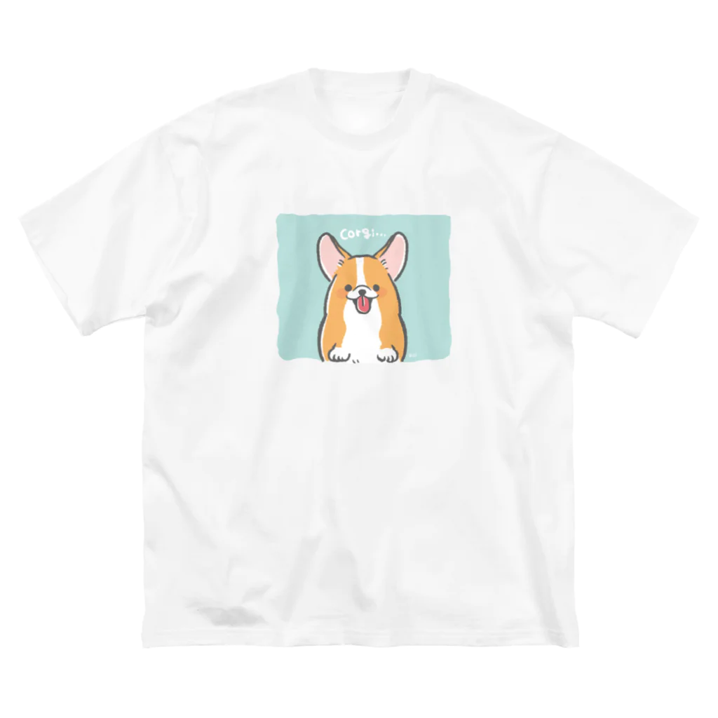 くろさわゆいのもふもふコーギー ビッグシルエットTシャツ