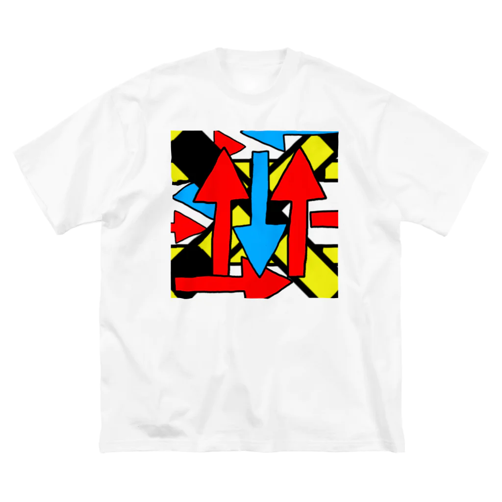 Si-baの矢印棒 Big T-Shirt