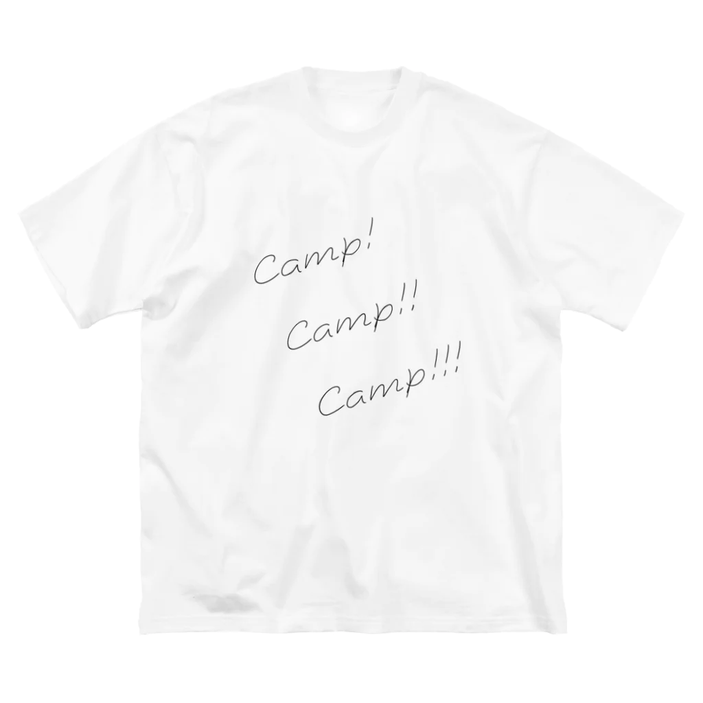 Rainbow Collarのcamp!camp!!camp!!! ビッグシルエットTシャツ