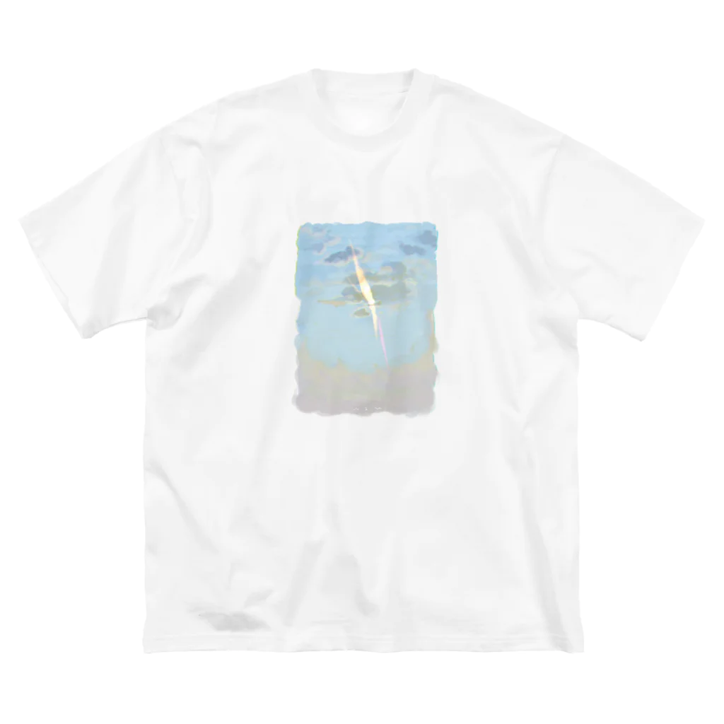 nzm.の雲と太陽　早朝 ビッグシルエットTシャツ