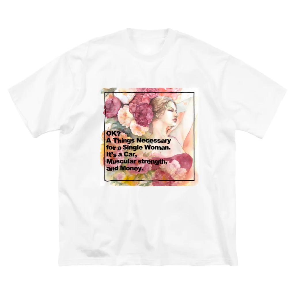 綾坂璃緒の独身女性に必要なもの。 ビッグシルエットTシャツ