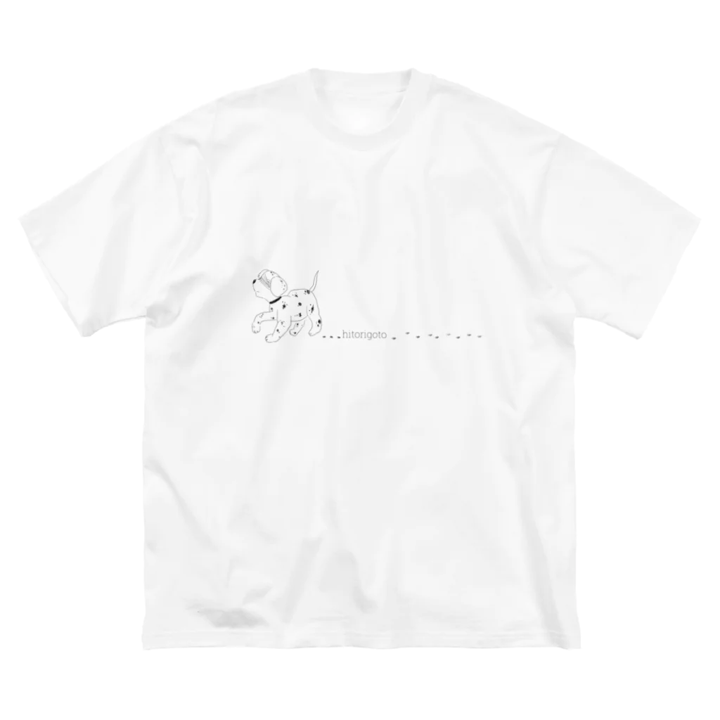 hitorigotoのblindness ビッグシルエットTシャツ