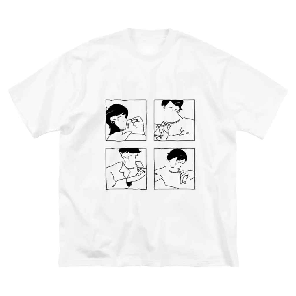 __rippleのThe 4名様 ビッグシルエットTシャツ