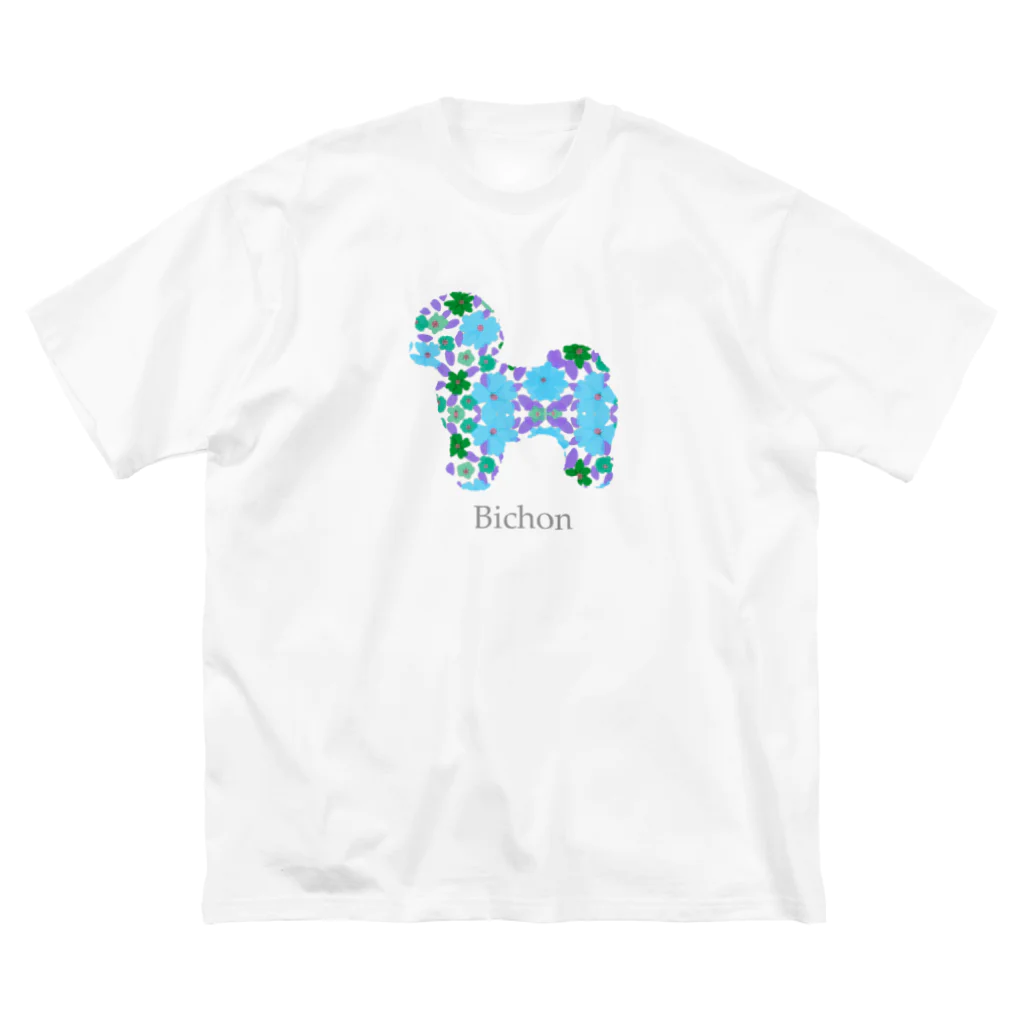 AtelierBoopの花　ピジョンフリーゼ Big T-Shirt