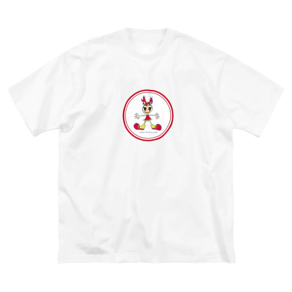 hikaliyanoのhonoo-chan ビッグシルエットTシャツ