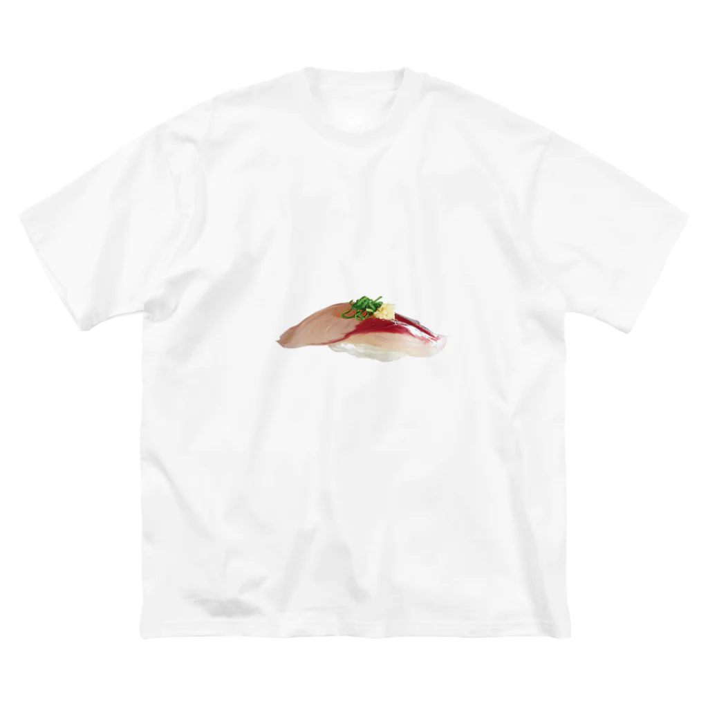 大の寿司　鯵 ビッグシルエットTシャツ