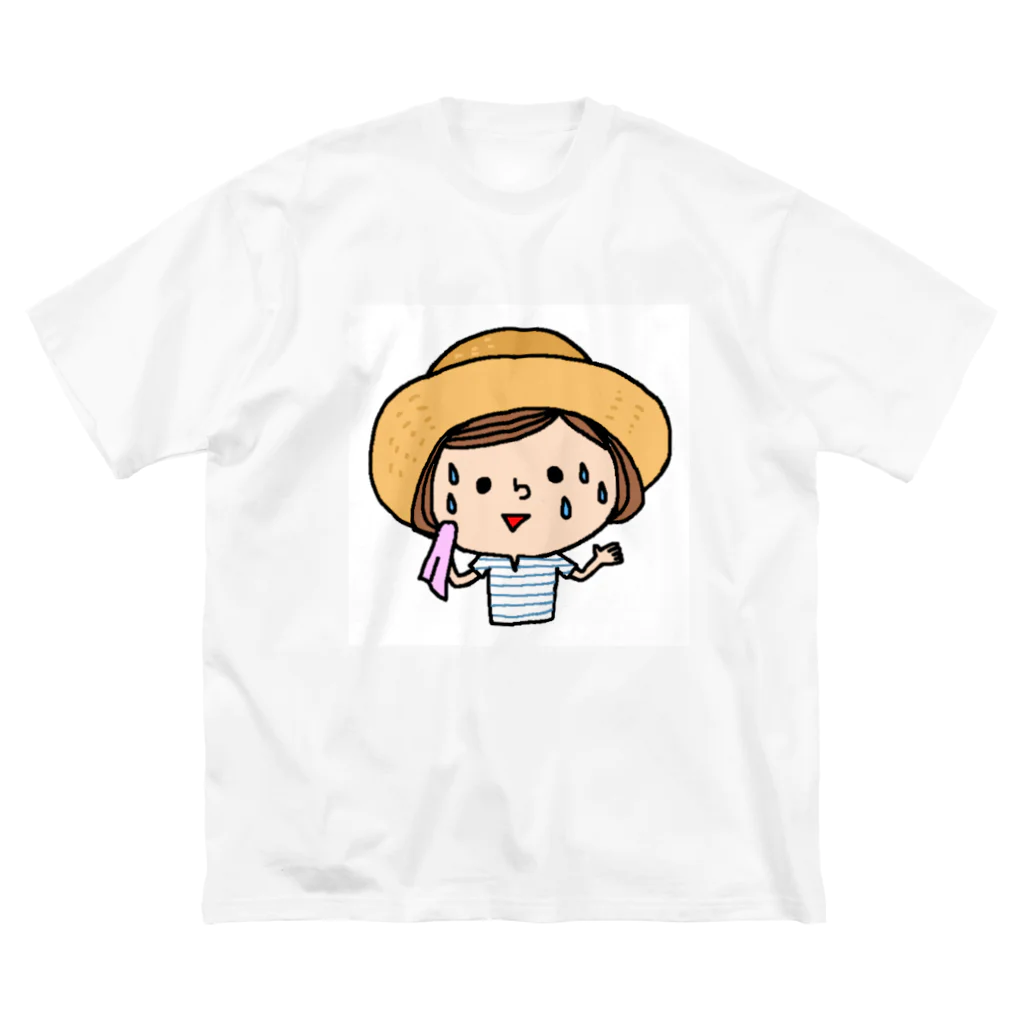 sinoayuの夏ガール☆真夏の女の子 ビッグシルエットTシャツ