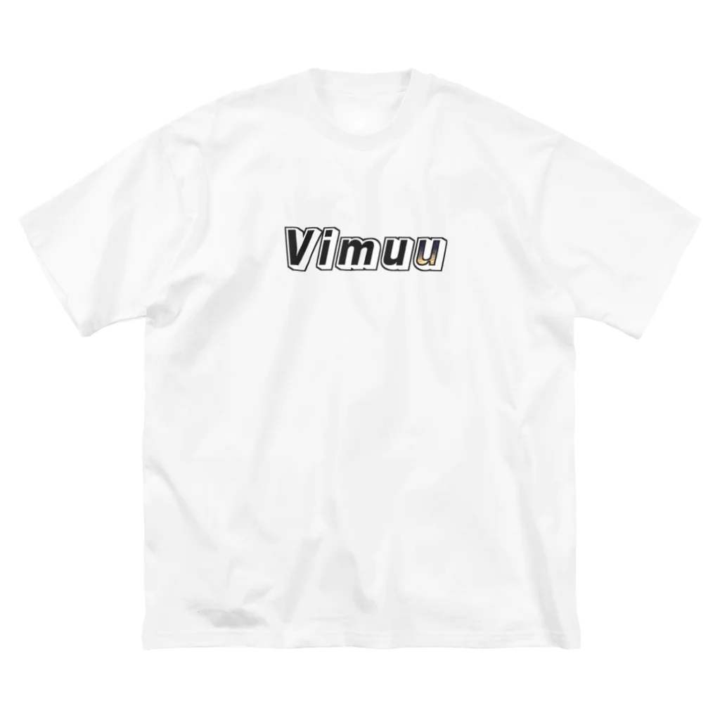 糖分ムウのVimuu ロゴ（星空）  ビッグシルエットTシャツ