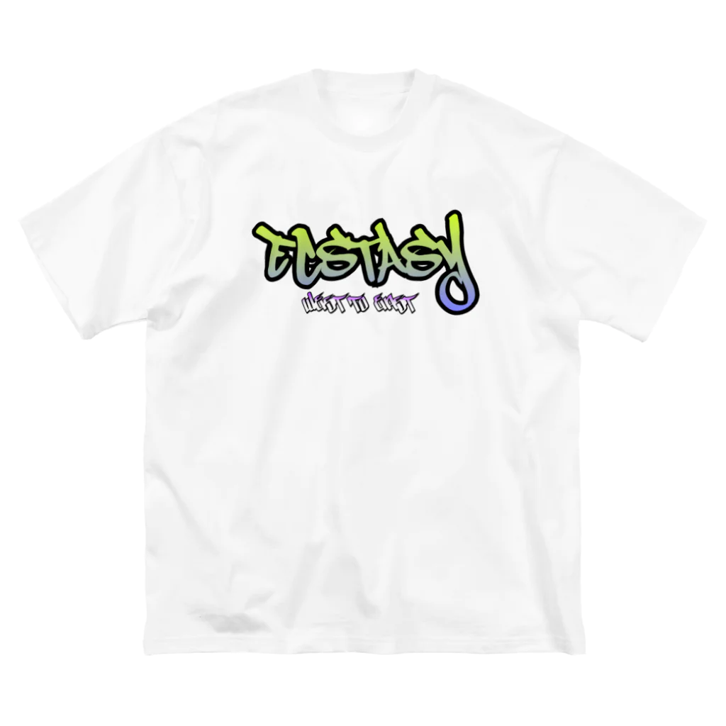 WTE STOREの西から東 ecstasy  Big T-Shirt