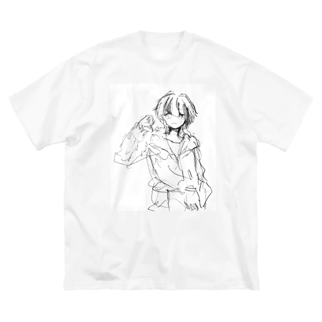 石田のおきにちゃ～～～ ビッグシルエットTシャツ