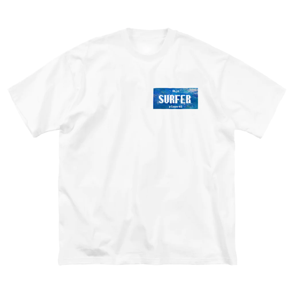 8bit_player65のナンバープレート【SURFER】 Big T-Shirt