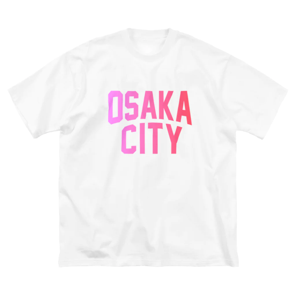 JIMOTO Wear Local Japanの大阪市 OSAKA CITY Big T-Shirt