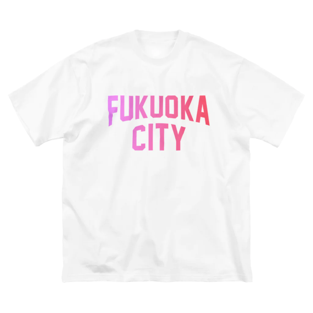 JIMOTO Wear Local Japanの福岡市 FUKUOKA CITY ビッグシルエットTシャツ