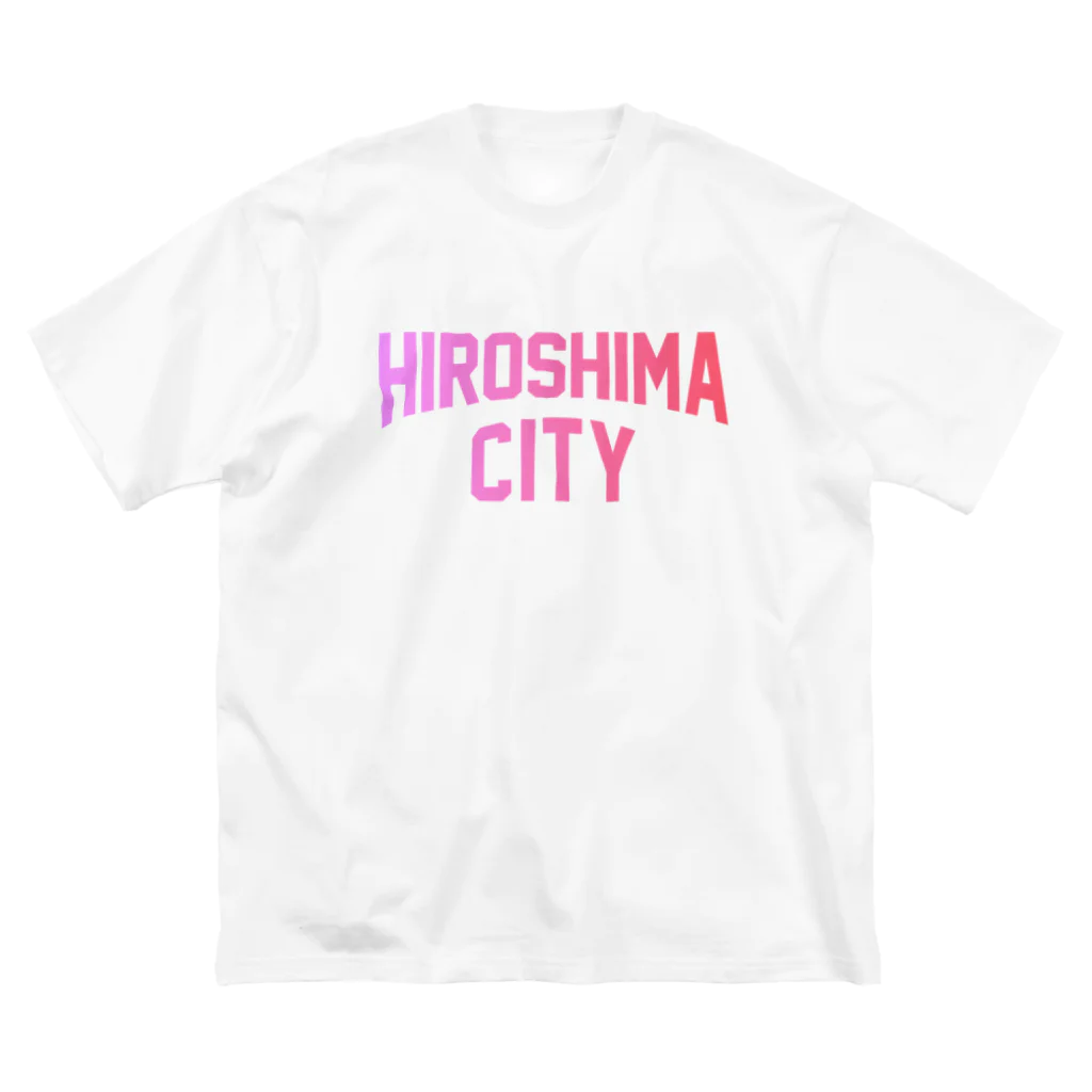 JIMOTO Wear Local Japanの広島市 HIROSHIMA CITY ビッグシルエットTシャツ