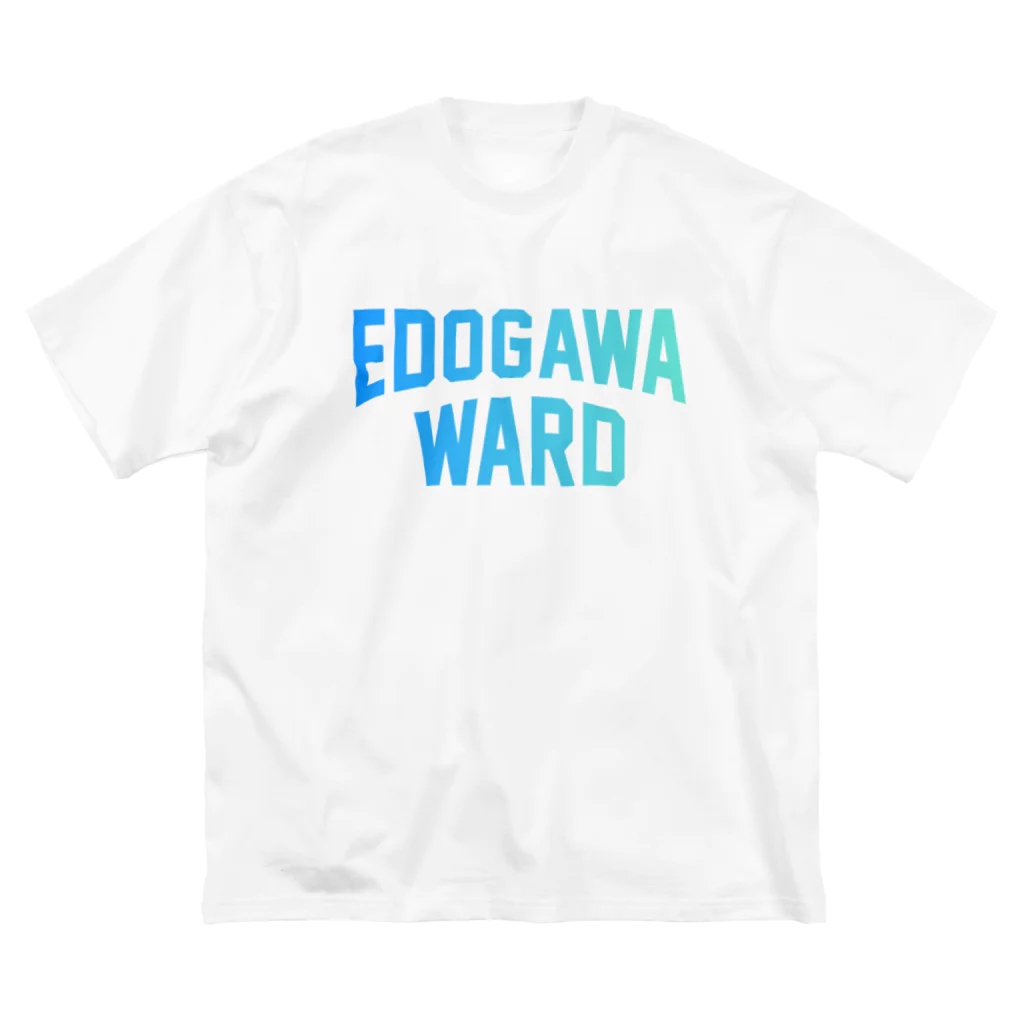 JIMOTOE Wear Local Japanの 江戸川区 EDOGAWA WARD ビッグシルエットTシャツ