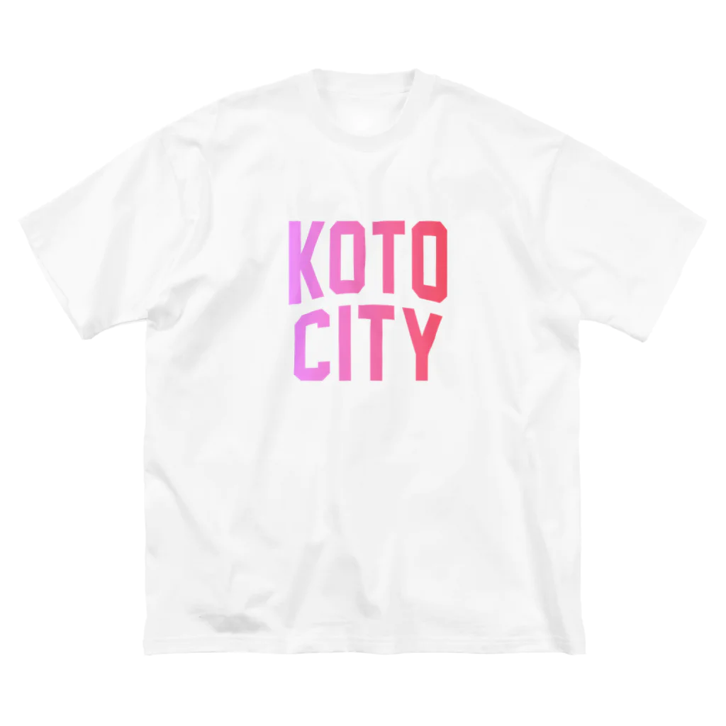 JIMOTO Wear Local Japanの江東市 KOTO CITY ビッグシルエットTシャツ