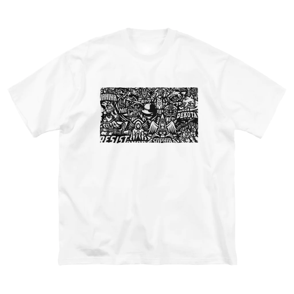 J-Style/Jスタイル【クランロゴ ・マスコットロゴ デザイナー】のテスト ビッグシルエットTシャツ