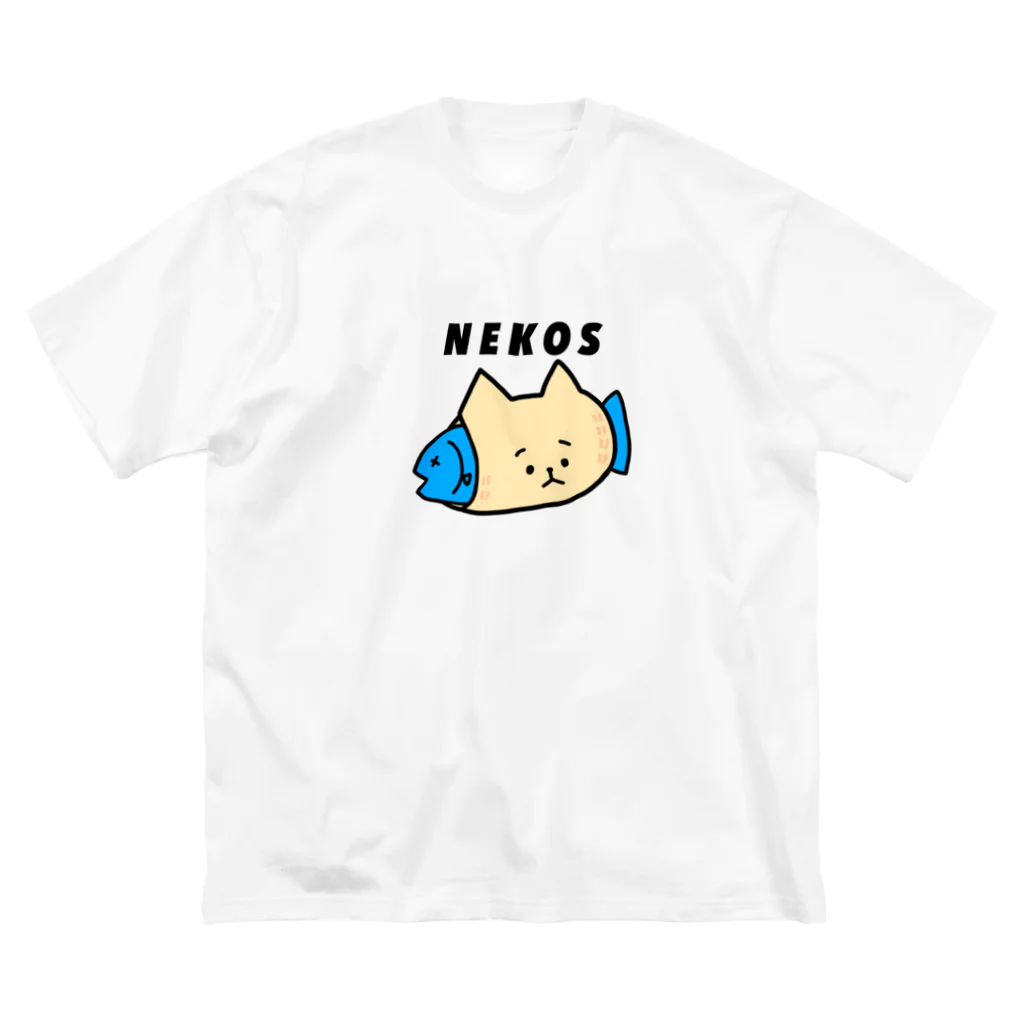 がんばれ！タコスちゃんのネコのタコス ビッグシルエットTシャツ