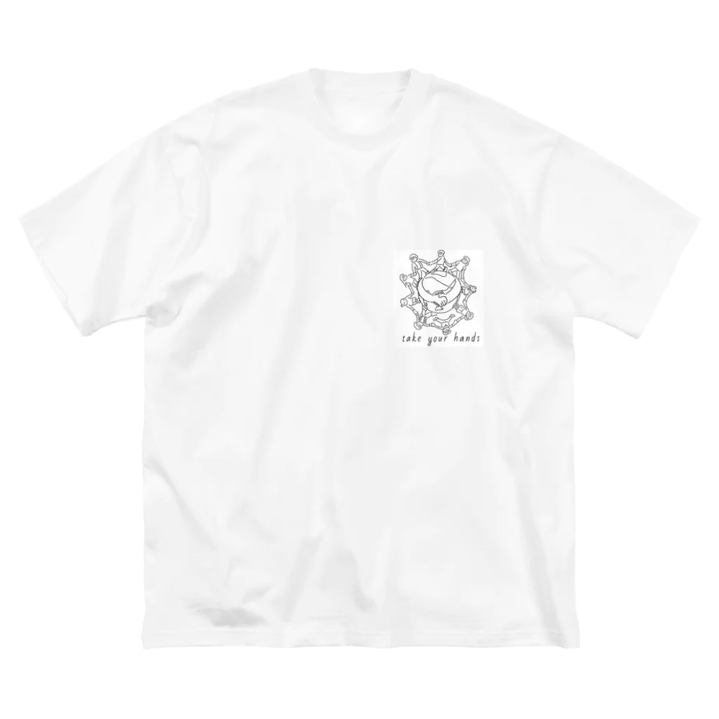 take your handsのtake your hands ビッグシルエットTシャツ