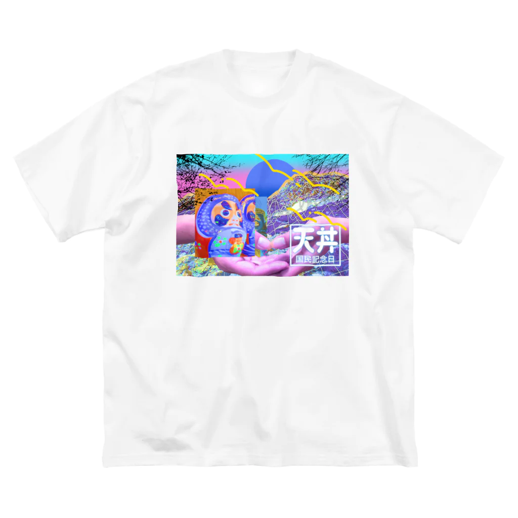 Nomutaの天丼波 ビッグシルエットTシャツ