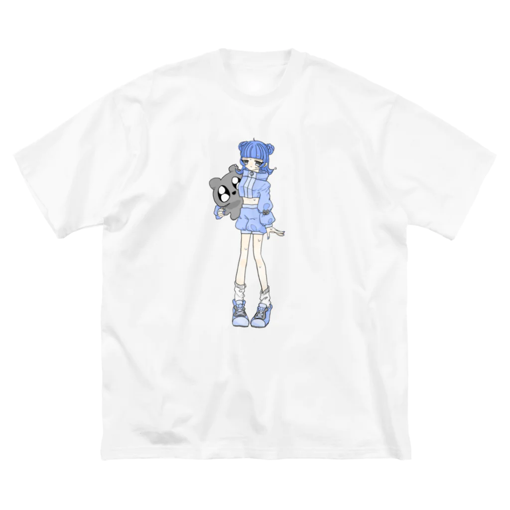 虚のべあがーるTEE ビッグシルエットTシャツ